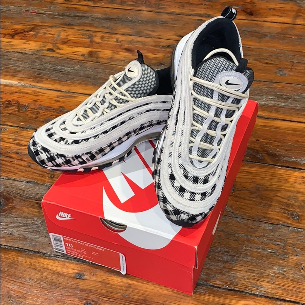 🔥Nike Air Max 97 Plaid Light Cream - Mens 10🔥
